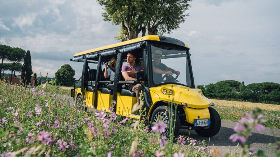 Rome: Appian Way Golf Cart Tour with Roman Catacombs Entry - Roman Catacombs: what to expect underground