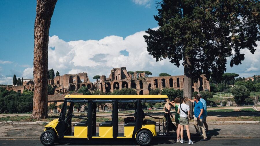 Rome: Appian Way Golf Cart Tour with Roman Catacombs Entry - Circus Maximus: the photo stop that sets the tone