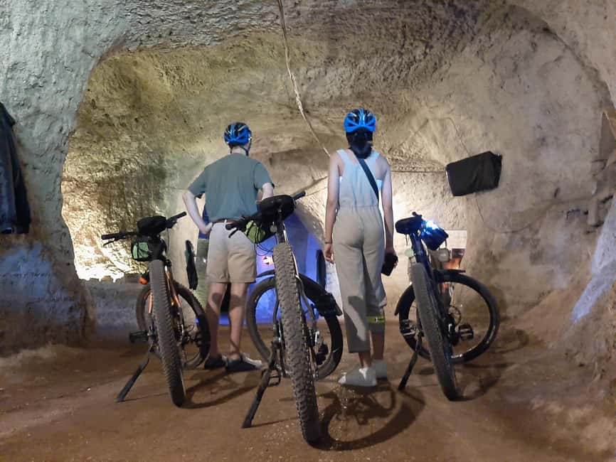 Rome: Appian Way Underground Catacombs Bike Tour with Lunch - Ninfeo di Egeria: a quick history pause on the route