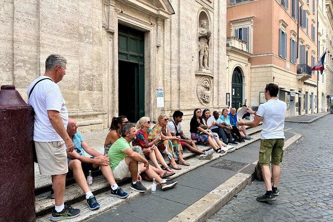 Rome Art Walking Tour Who Killed Caravaggio - Stop 1: Piazza della Minerva’s mix of Bernini, Minerva, and a key church