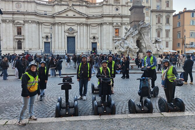 Rome at Night Segway Small Group Tour - Piazza Navona at Night: Four Rivers, Santa Agnese, and Photo Time