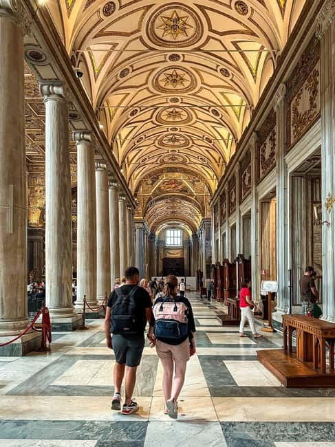 (Rome) Audio Guided Tour of the Basilica of Santa Maria Maggiore - Loggia delle Benedizioni: a quieter, more focused moment