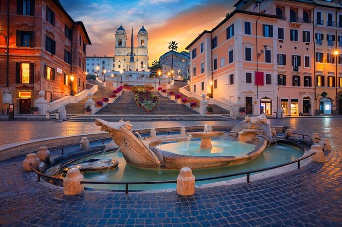 Rome by Night 3 hours Private Tour - Spanish Steps at Night: Shopping Streets and Creative Energy