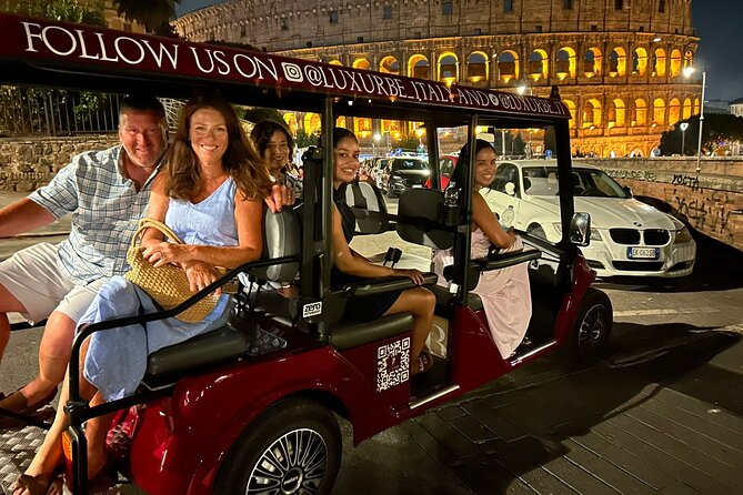 Rome By Night Golf Cart Tour - Getting on board: pickup, timing, and how the ride feels