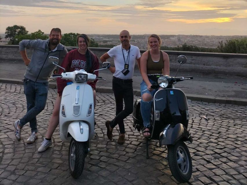 Rome by Night Vespa Tour With Driver/Private Guide - How Tailor-Made Routing Actually Helps in Just 3 Hours