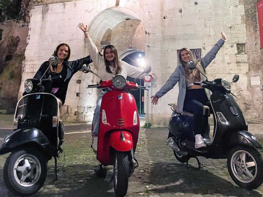 Rome by Night Vespa Tour With Driver/Private Guide - The Driver/GUIDE Pairing: Fun, Fast, and Focused on Safety