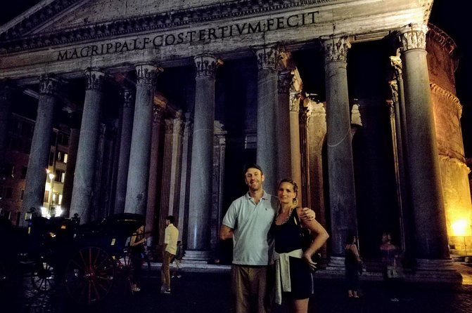 Rome by Night Walking tour Including Piazza Navona Pantheon and Trevi Fountain - Piazza Colonna: Parliament Views and the Column of Marcus Aurelius