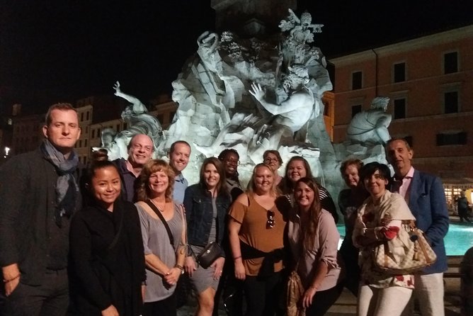 Rome by Night Walking tour Including Piazza Navona Pantheon and Trevi Fountain - Piazza Farnese and the Farnese Family Power Story