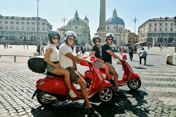 Rome by Vespa – with Francesco: the Best Guided Vespa Tour - Spanish Steps: panoramic views without getting stuck
