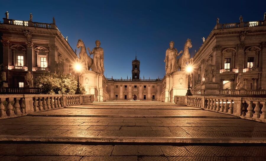 Rome: City Golf Cart at Night Tour - Castel Sant’Angelo and the romantic river-adjacent mood
