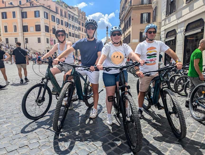 Rome: City Highlights Electric Bike Tour - Trevi Fountain and Piazza di Spagna: Classic Icons, Handled with Short Stops