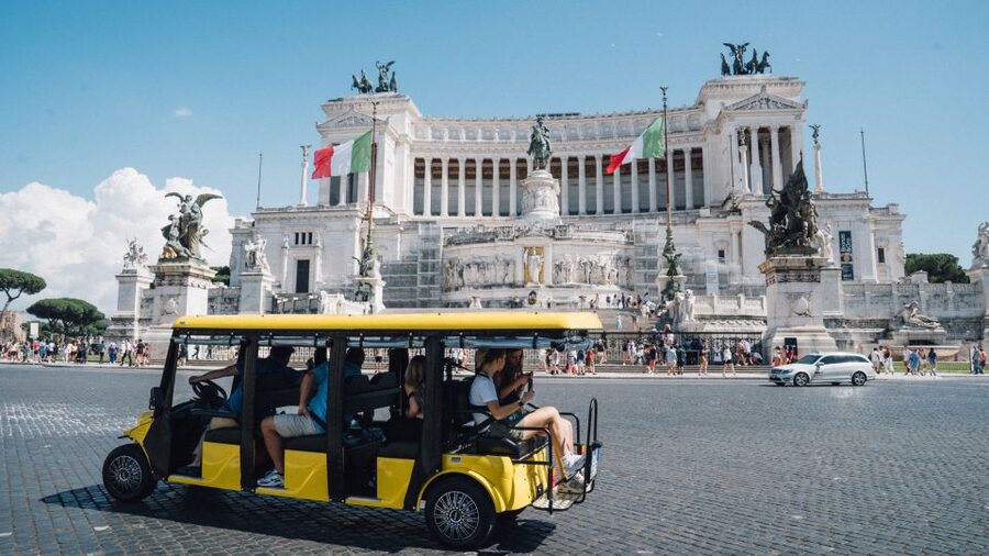 Rome: City Highlights Golf Cart Tour with Local Guide - Pantheon + Piazza Colonna: The Story Starts With Stone and Math