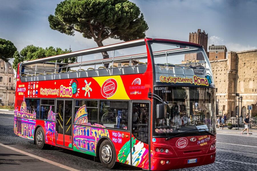 Rome: City Sightseeing Hop-on Hop-off Bus with Audioguide - Piazza di Spagna and Trevi in One Neighborhood Stop
