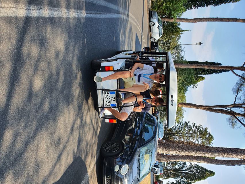 Rome: City Tour by Golf Cart with Gelato - Safety and Comfort: Seat Belts, Rain Covers, and Cold Water