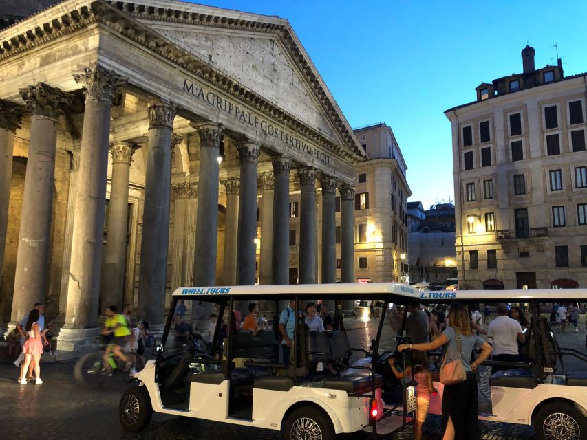 Rome: City Tour by Golf Cart with Gelato - Castle of Saint Angelo, Fontana Acqua Paola, and Trastevere Streets