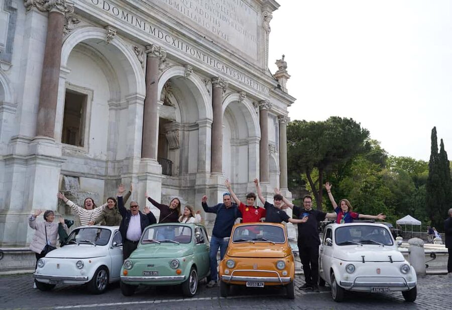 Rome: City Tour in a Retro Fiat 500 with Photo Stops - Meeting at Oppio Caffè: the easiest start point for this route