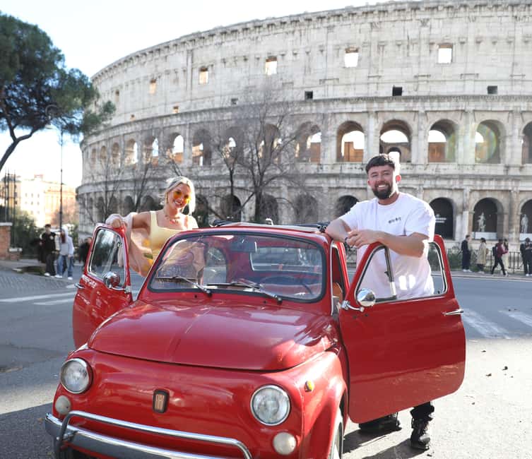 Rome: City Tour in a Retro Fiat 500 with Photo Stops - Circus Maximus pass-by: notice the shape, not just the spot