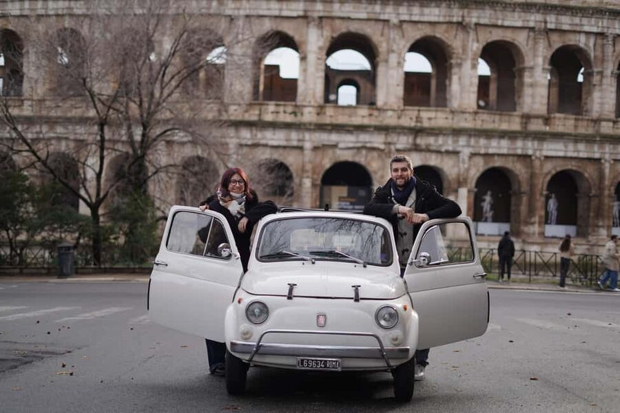 Rome: City Tour in a Retro Fiat 500 with Photo Stops - Fontana dell’Acqua Paola: baroque fountain photos without the hunt