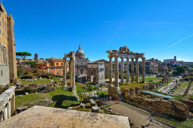 Rome: Colosseum Access with Official AI App & Arena Option - Roman Forum stop: Via Sacra, temples, and daily power