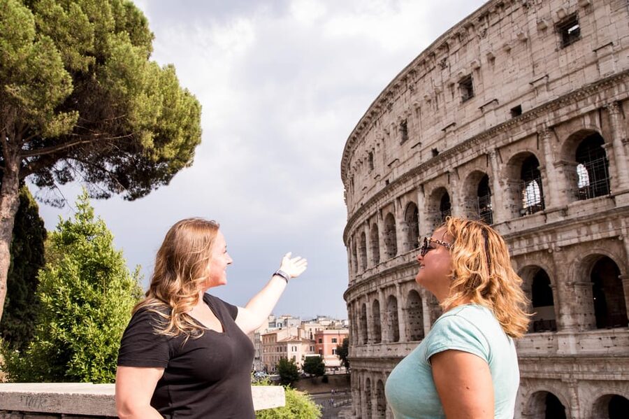 Rome: Colosseum Arena Access and Ancient Rome Guided Tour - Palatine Hill: Imperial Palaces, Steps, and Big Views Over the Forum