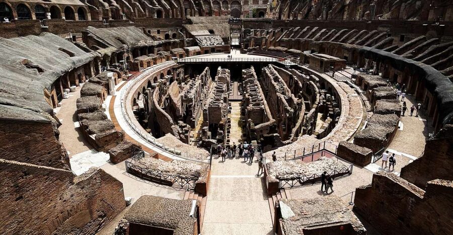Rome: Colosseum, Arena Floor & Ancient Rome Tour - Gladiator’s Gate and the arena floor moment