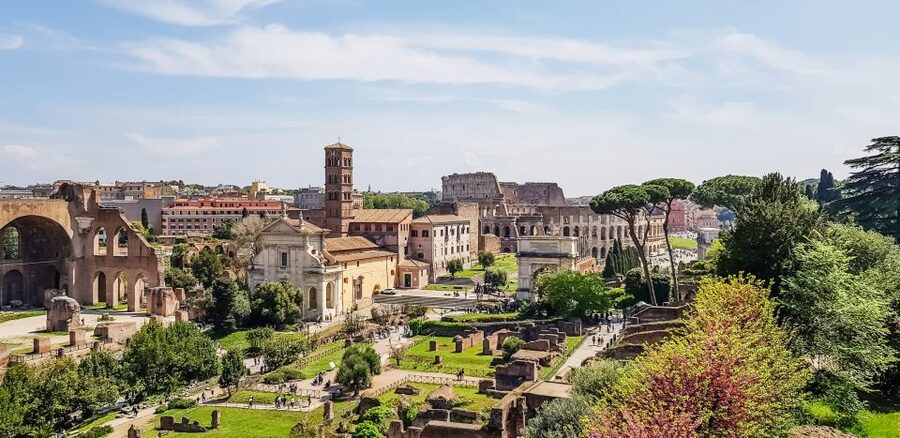 Rome: Colosseum Arena, Palatine Hill & Forum Guided Tour - Palatine Hill in about 30 minutes: connecting power to place