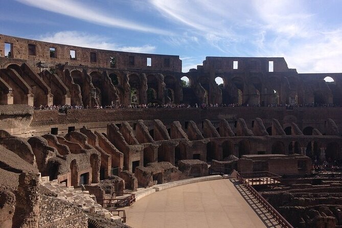 ROME:COLOSSEUM EXPRESS GLADiATOR ARENA SMALL GROUP/PRIVATE TOUR - What You Actually See: Colosseum Tiers and Arena Access