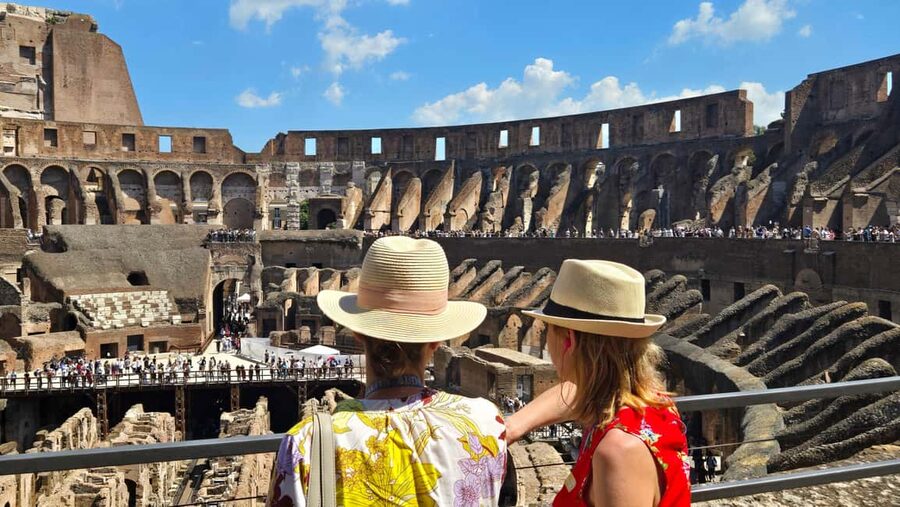 Rome: Colosseum Express with Optional Roman Forum Tour - Entering the Colosseum with timed tickets (and real security checks)