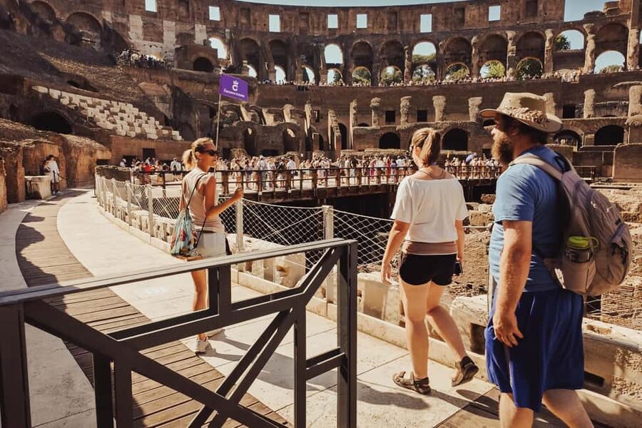 Rome: Colosseum, Palatine Hill, and Forum Guided Experience - Arena Walk and Gladiator Stories, Without Underground Access