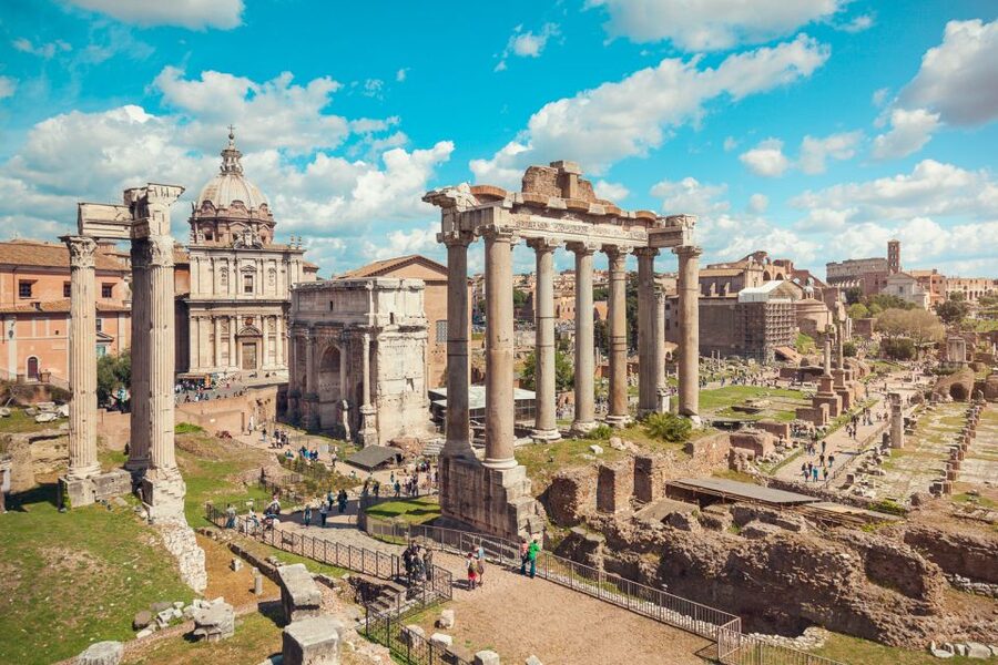 Rome: Colosseum, Roman Forum & Trajan's Market Exterior Tour - The Colosseum from the outside: stories you can see