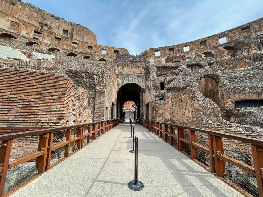 Rome: Colosseum Tour with Access to the Gladiator Arena - Arena-floor time, the main entrance podium, and photo chances