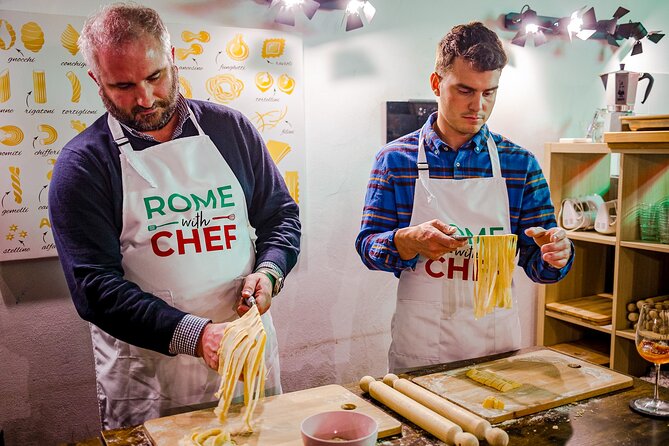 Rome Cooking Class 2-in-1: Make Fresh Pasta and Tiramisu Together - Handmade Pasta: Fettuccine From Dough to Plate