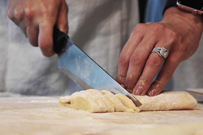 Rome Cooking Class: Fresh Pasta Two Ways & Tiramisu with wine - Fettuccine making: knead, shape, and learn the texture cues