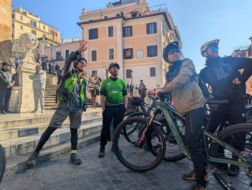 Rome E-Bike Highlights Tour & Tasting in Secret Cave - Lungotevere to the Central Ring: Castel Sant’Angelo, the Tiber, and Rome’s Core Views