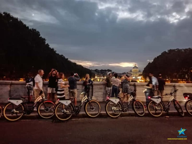 Rome: E-Bike Sunset Tour with Pizza Option - Piazza di Spagna and Castel Sant’Angelo: views that feel like a reward