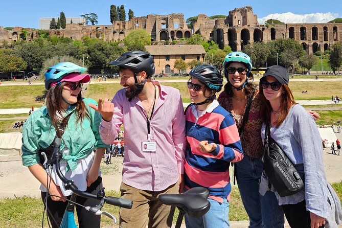 Rome E-Bike Tour with a Local! Top Attractions & Hidden Gems! - Colosseum stop: angles you can’t get from one sidewalk