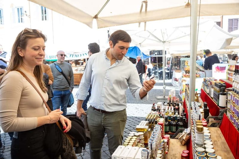 Rome: Eat Like a Roman Ghetto & Campo de' Fiori Food Tour - Before You Start Eating: Meeting at Piazza di San Simeone
