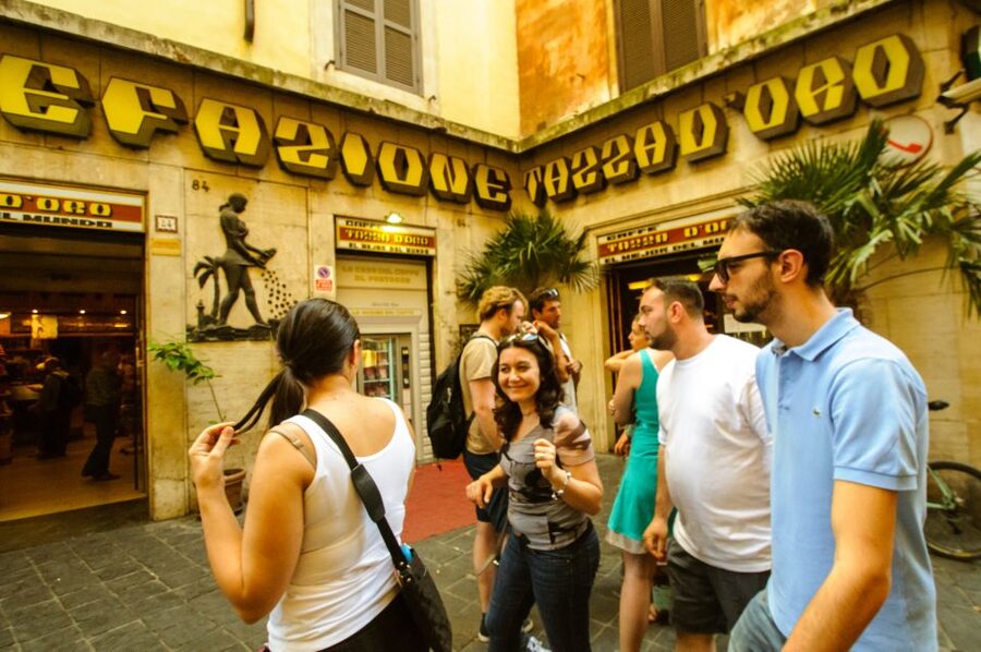 Rome: Espresso, Gelato and Tiramisù Tasting Tour - Local café stop: the first taste sets the tone