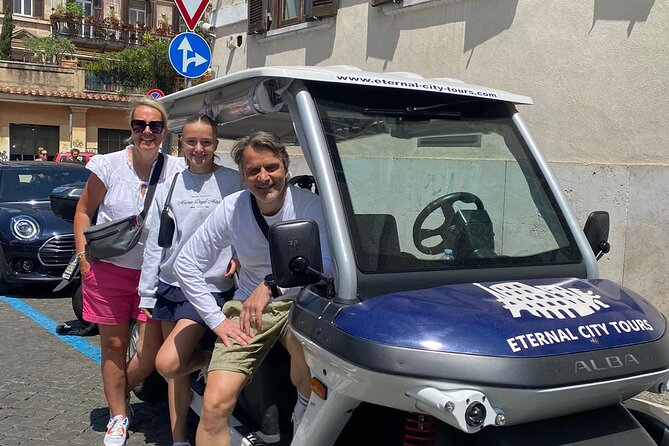 Rome: Exclusive Private Golf Cart Tour - From St. Peter’s Square to Trevi Fountain: End-of-Tour Highlights