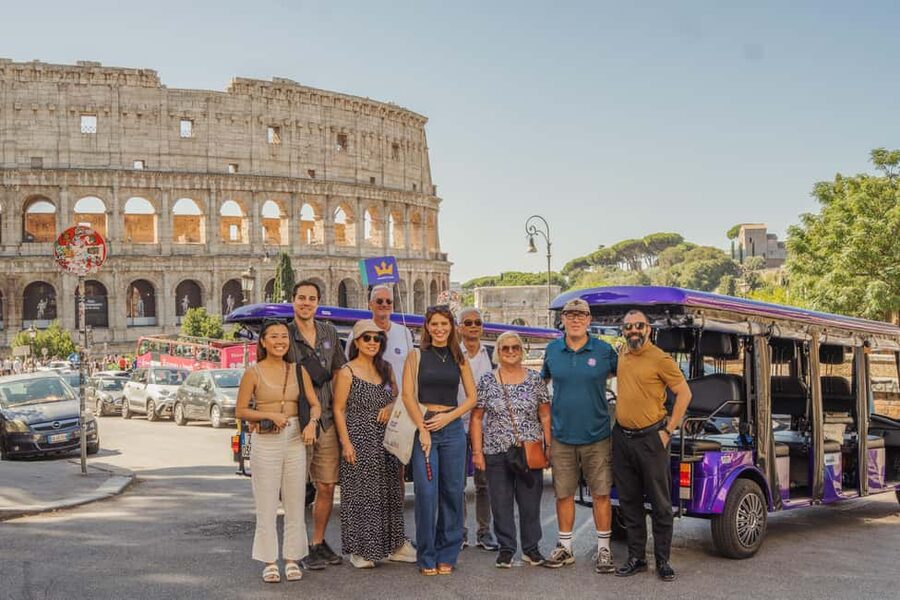 Rome: Explore the City in Comfort on a Guided Golf Cart Tour - Starting Point at Via della Polveriera: Easy to Find, Strict on Time