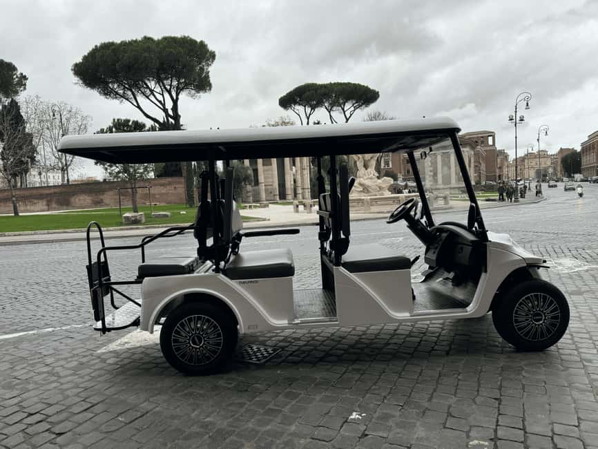 Rome: Explore Top Attractions by Exclusive Golf Cart Tour - Piazza Venezia, Pantheon area, and Piazza Navona in a single flow