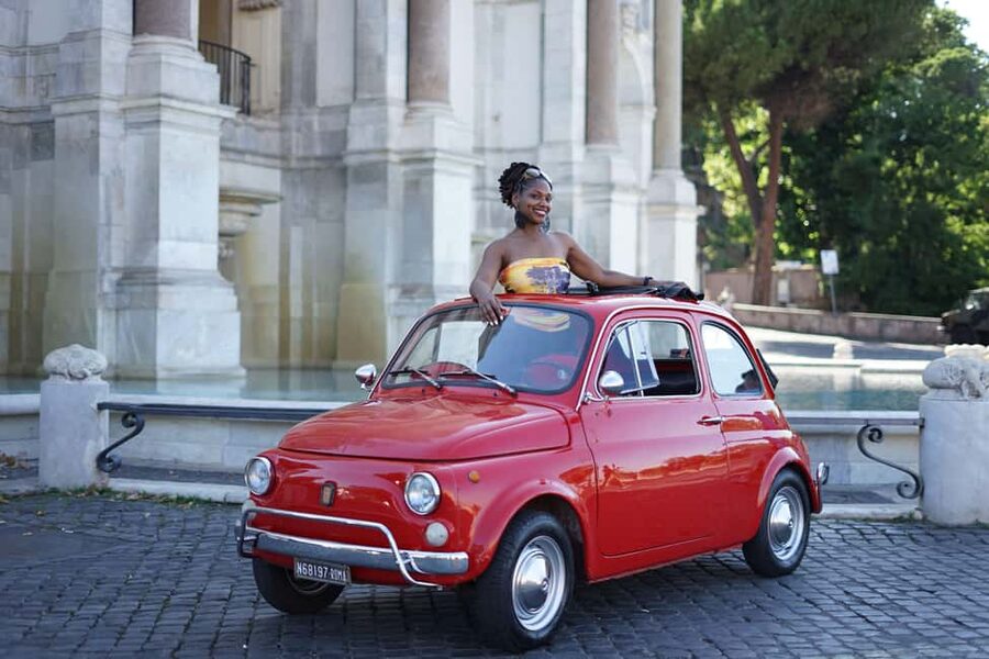 Rome: Fiat 500 Experience with Gelato and Photos - The Giallo Positano Fiat 500: A Photo-Friendly Way to See Rome
