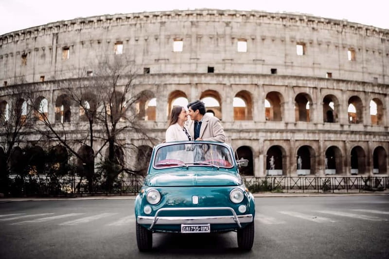 Rome: Fiat 500 Vintage Photo Tour - The passenger experience: what you do during the 2 hours