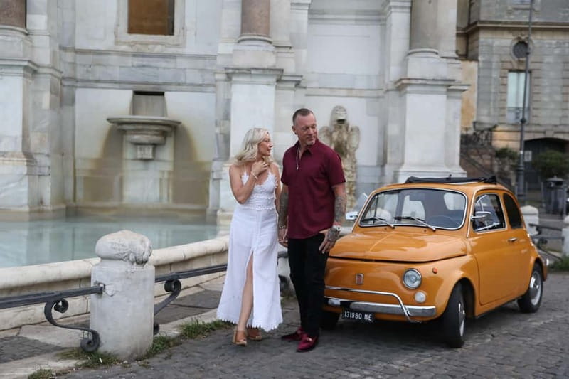 Rome: Fiat 500 Vintage Photography Service in Rome - What the Group Size Feels Like in Real Life