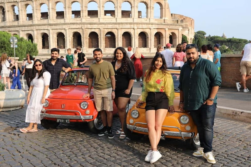Rome: Fiat 500 Vintage Photography Service in Rome - Colosseum Photo Stop: More Than a Quick Snap