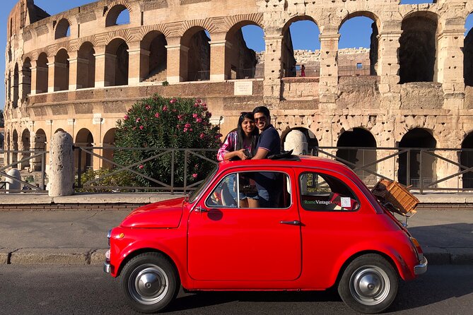 Rome Fiat 500 Vintage tour - Baths of Caracalla and why this detour matters