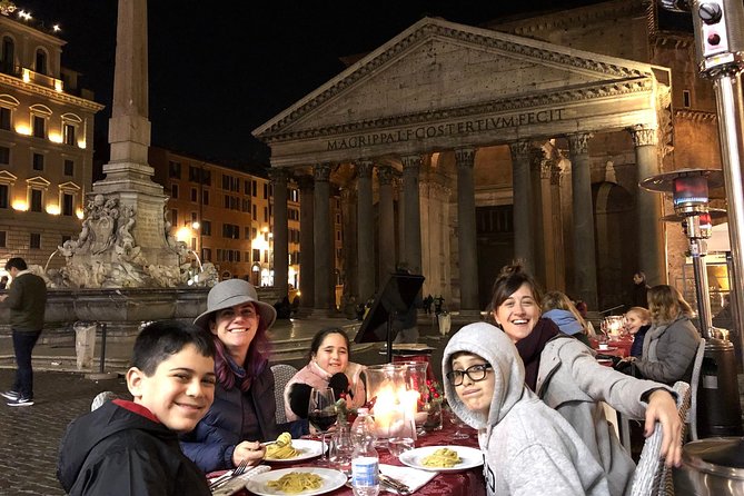 Rome Food Experience Max 6 People Group Tour | w/Private Option - Wine, pasta, pizza, and gelato: what the stops add up to