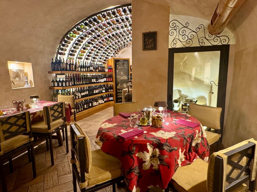 Rome Food Tasting with Wine Paring in Trastevere Experience - Where the Atmosphere Helps the Food: Antique Cistern Vibes