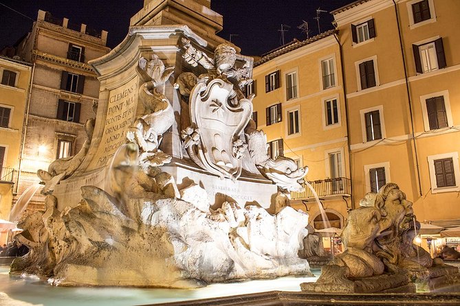 Rome Food Tour by Night in the Jewish Ghetto & Campo Marzio with Wine Tasting - Piazza Navona: Tiramisù First, Then Bernini’s Fountain