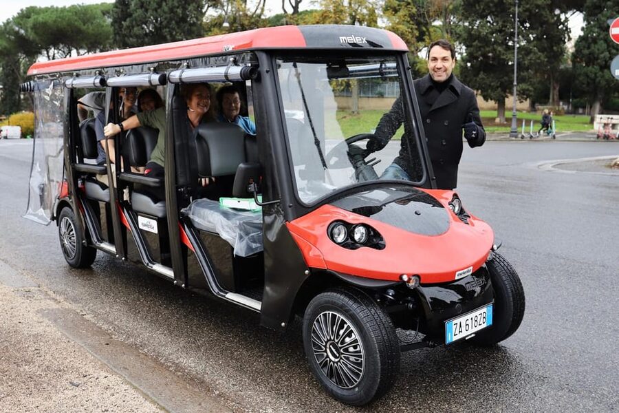Rome Food & Wine Tour by Golf Cart: taste and explore - A golf-cart Rome morning that hits fast, without feeling rushed
